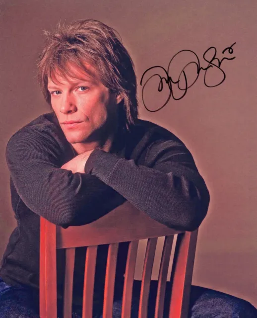 10x8 Photo Personally Autographed by Jon Bon Jovi & COA