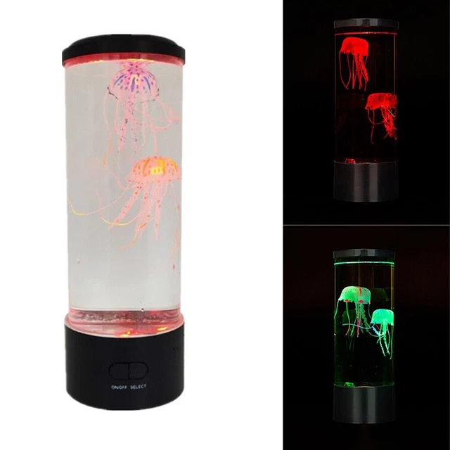 LED Fish Light Nachtlicht Haushalt 29.5x10.5x10.5cm ABS Material Schwarz