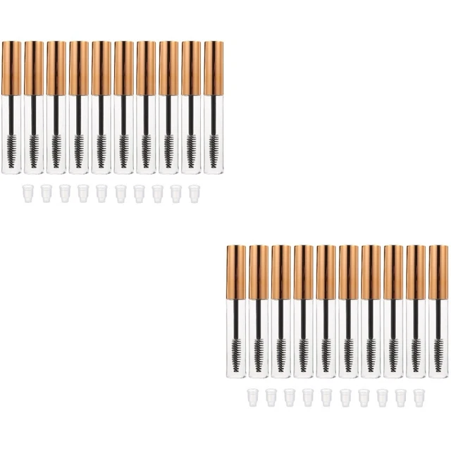 20 pz custodia tubo vuoto mascara ciglia cosmetici ricaricabili