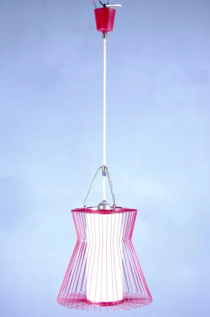 Lampadario chandelier anni 50 design vintage stile Angelo Lelii e Arredoluce