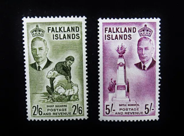 nystamps British Falkland Islands Stamp # 117.118 Mint OG H            M22y1744