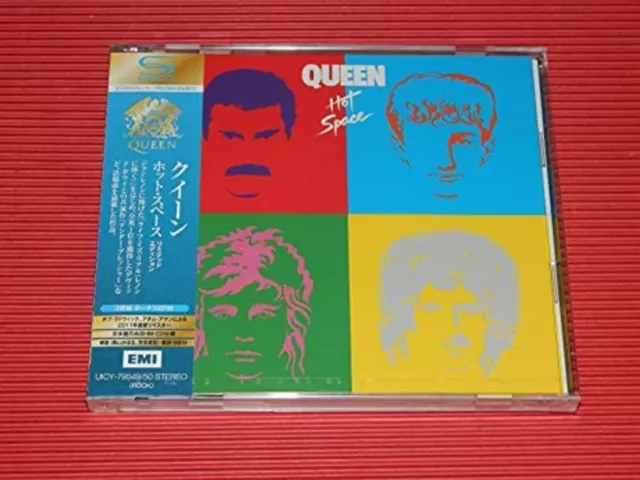 QUEEN-HOT SPACE- Limited Edition 2 SHM-CD Free Shipping with Tracking# New Japan