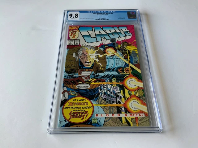 Cable Blood And Metal 1 Cgc 9.8 White Pages Vs Stryfe Marvel Comics 1992