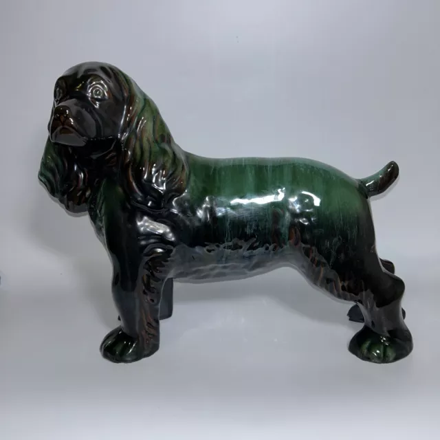 Blue Mountain Pottery, King Charles Spaniel Dog, Large, 34 cm Long