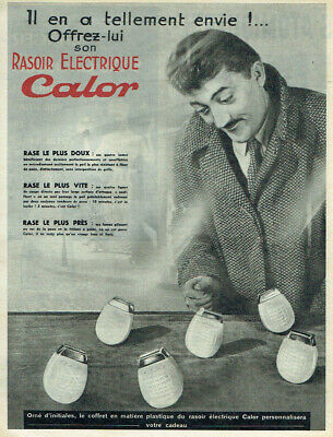 Publicité Advertising  028  1956  rasoir electrique  micromatic Thomson 