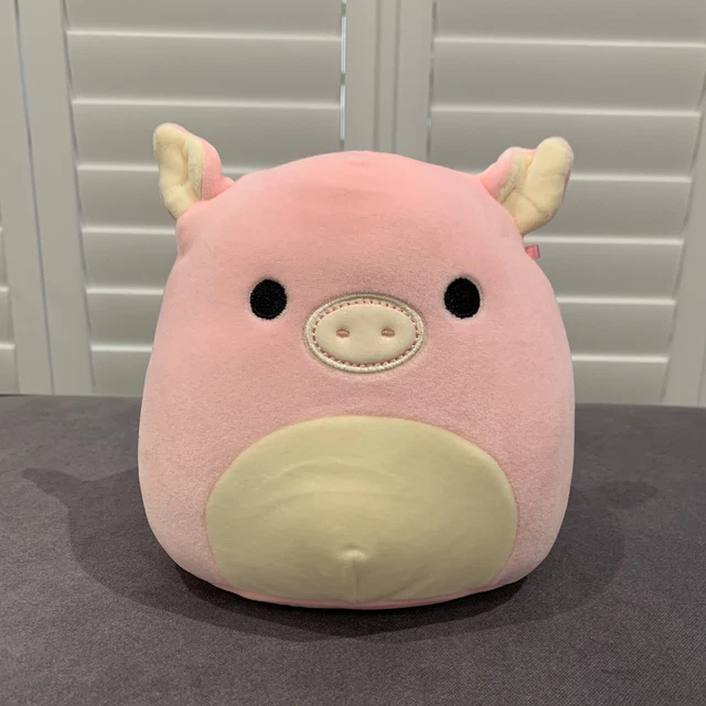 SQUISHMALLOW 7” PETER The Pig Farm Squad Kelly Toy New Without Tag £13. ...