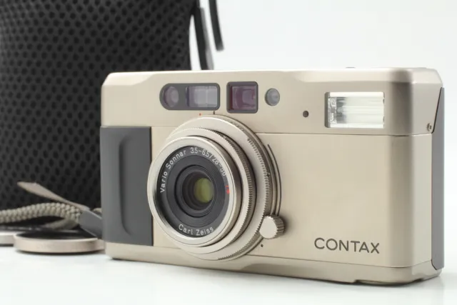 [Near MINT] READ Contax TVS Data Back Point & Shoot 35mm Film Camera From JAPAN