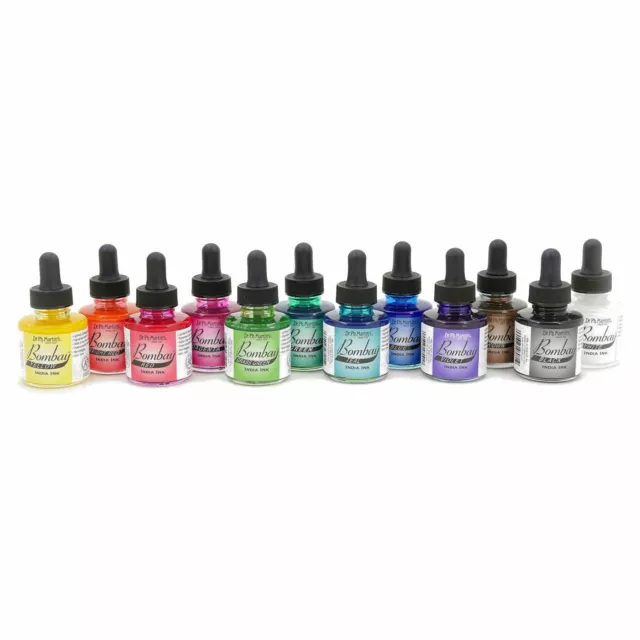 Dr.Ph.Martin's Bombay India Drawing Ink 30ml Bottle - 24 Available Colours