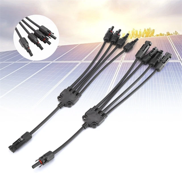 Cavo per pannello solare Connettore professionale (da 1 a 2 rami) Connettori a Y Cavo solare