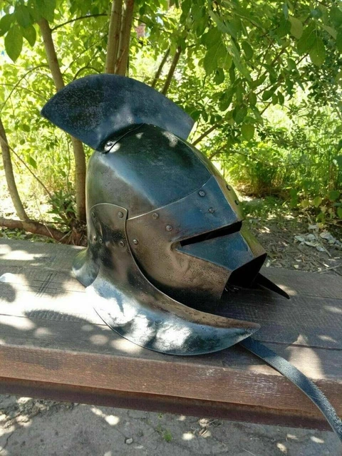 CASQUE DE GLADIATEUR ARMURE MEDUSA SCA LARP/Casque de reconstitution