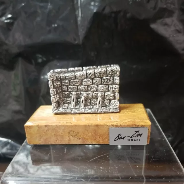 Ben Zion Sterling Silver Plated Judaica Kotel