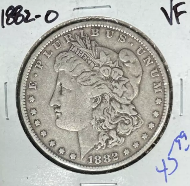 1882-O Morgan Silver Dollar ~ Vf ~Nice Coin~