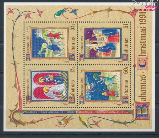 Bahamas Block65 (kompl.Ausg.) postfrisch 1991 Weihnachten (10174431