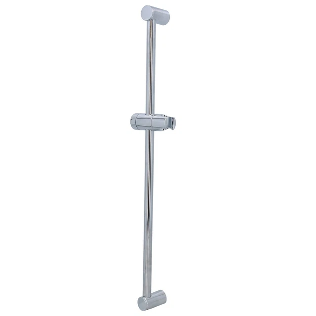 Moderno riel de ducha cromado 642 mm montado en pared altura ajustable del cabezal de ducha