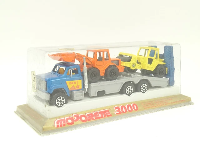 Majorette Série 3000 - Mack Pompiers Nacelle 3091 - Échelle 1/47 - Neuf Sous Blister