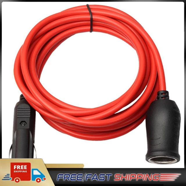 Accendisigari per auto 12 V 24 V 10 A cavo prolunga spina alla presa 12 piedi