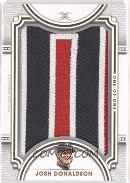2022 Topps Definitive Letterman Letter O Patch Non Auto Josh Donaldson 1/1