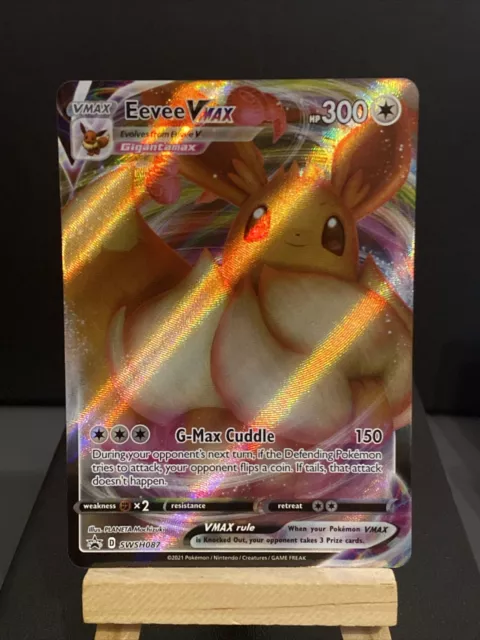 Carta Pokémon - TCG - Eevee-Vmax SWSH087 - Escorrega o Preço