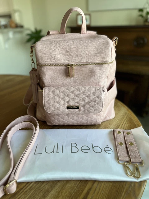 Monaco Diaper Bag Backpack By Luli Bebe Chic Vegan Leather Diaper Bag Backpack