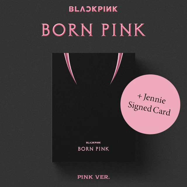 BLACKPINK BORN PINK Boxset - Pink Complete Edt. + Signed Jennie Card ...
