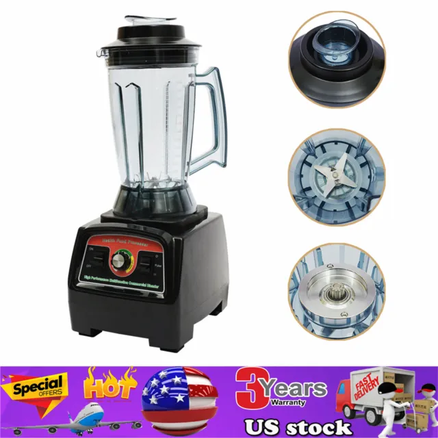 4L Heavy Duty Commercial Blender Mixer Power Smoothie Juicer Shakes Maker 2800W