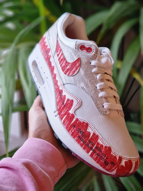 NIKE AIR MAX 1 sketch to shelf Red UK8.5 185.00 PicClick UK