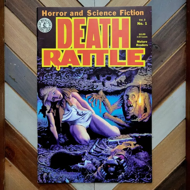 DEATH RATTLE #1-5 (Vol 2, Kitchen Sink 1986) VF/NM Sharp Set / 1st Five Issues! 2