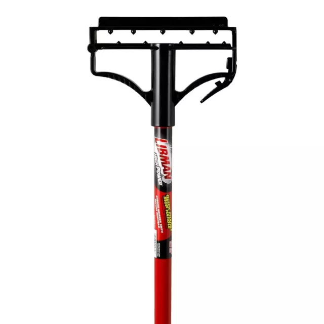 Libman Resin Mop Frame and Handle, Red Powder Coated Steel Handle, Quick Change