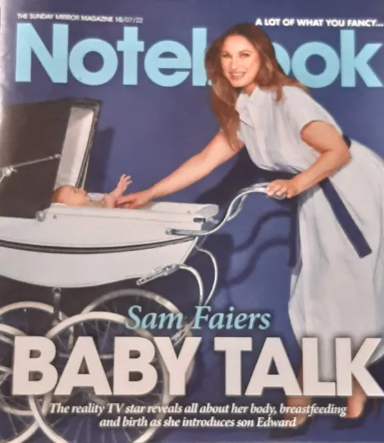 Notebook 10/7/22 Sam Faiers - Tess Daly