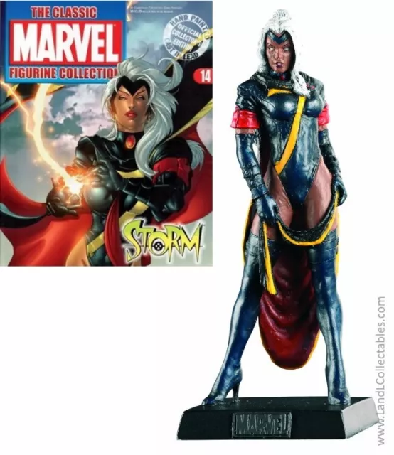 Classic Marvel Figurine Collection Eaglemoss 2006 Statue #14 Storm +Mag