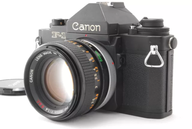 【N NEUWERTIG+++】Canon neue F-1 F1 Spiegelreflexkamera 35 mm FD 50 mm f/1,4 Objektiv aus Japan