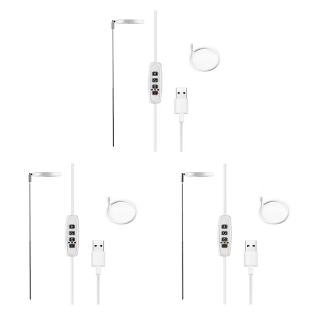 3X Lampes de Culture pour Plantes D'Intérieur, Lumière LED Halo à Spectre C4353