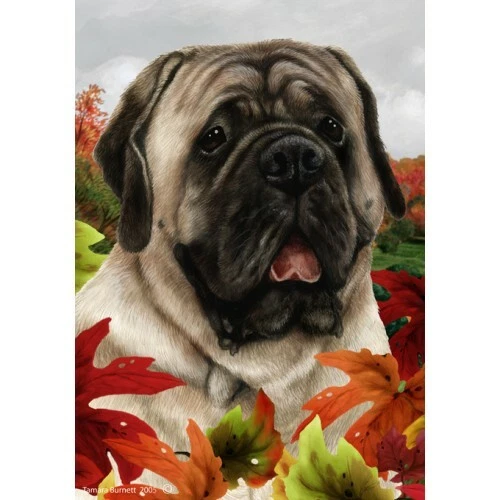 Fall Garden Flag (TB) - Silver Mastiff 132771
