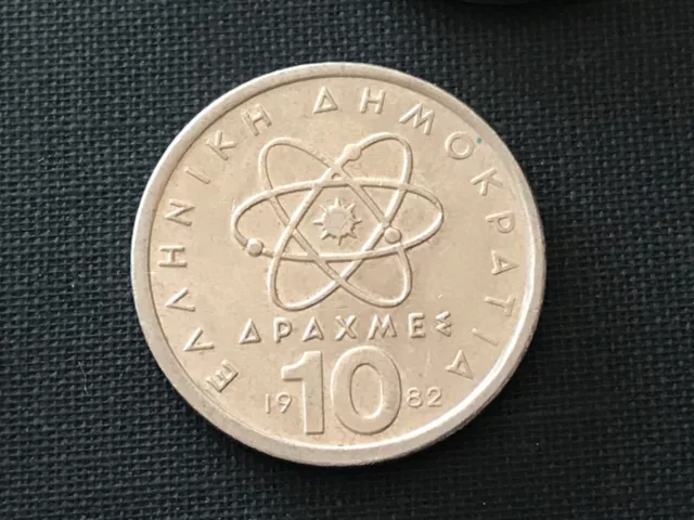 Münze Münzen Umlaufmünze Griechenland 10 Drachmen 1982