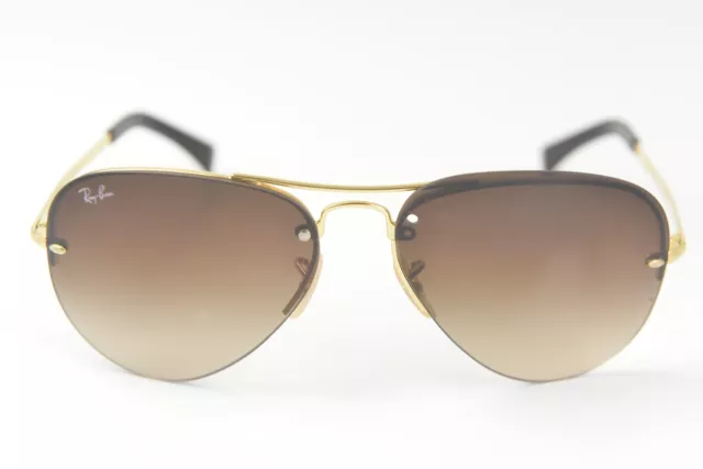 Missing Screw Ray-Ban aviator Sunglasses RB 001/13 59-14 3N Gold/Brown Gradient