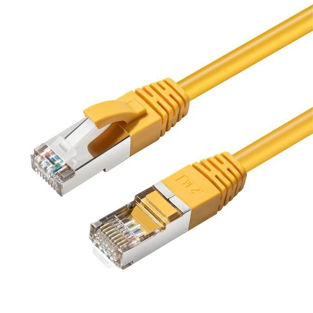 MicroConnect MC-SFTP6A01Y CAT6A S/FTP 1m Yellow LSZH
