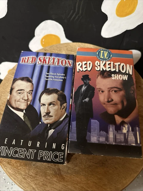 RED SKELTON VHS 2 Pack Vincent Price 1999 Vintage $1.37