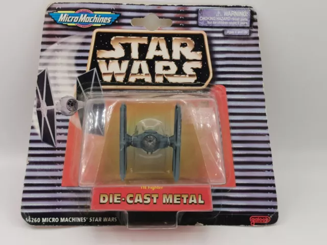 Star Wars Micro Machines TIE Fighter Die Cast Metal Vintage Galoob