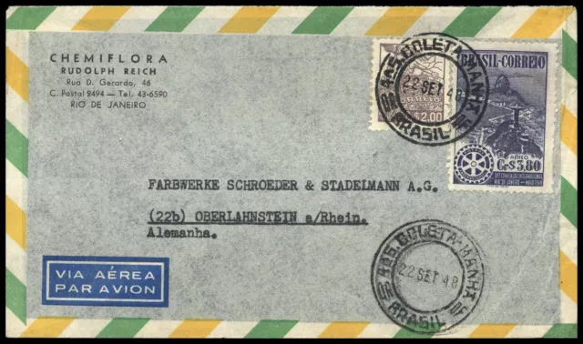 1948, Brasilien, 725 u.a., Brief - 2439446