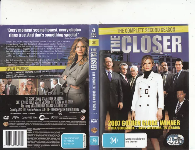 THE CLOSER-2005-TV SERIES USA-[The Complete Second Season-4 DVD Set ...
