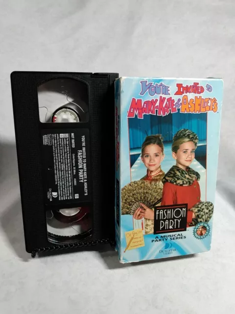 YOURE INVITED TO Mary-Kate Ashleys Fashion Party VHS AND Case of Shark ...