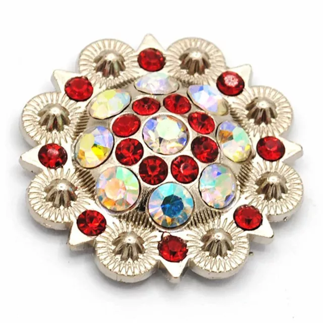 ★Straß Blumen★Conchos★Silber★Strass Blume★Concho★Western Sattel★Dekoration★show