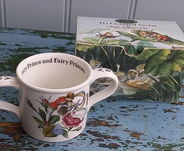 Portmeirion Enchanted Garden 2 Handled Cup. Williams-Ellis. Boxed VGC