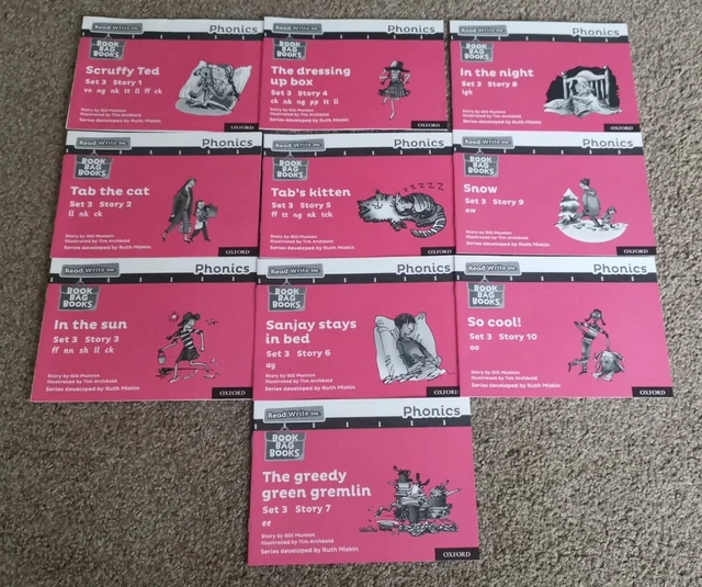 READ WRITE INC Phonics Books set 3 Books 110 Pink £7.09 PicClick UK