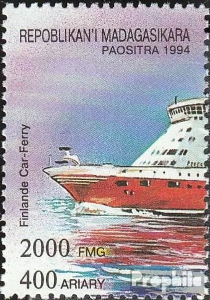 Madagaskar 1759 (completa Edizione) postfrisch 1994 Schiffe