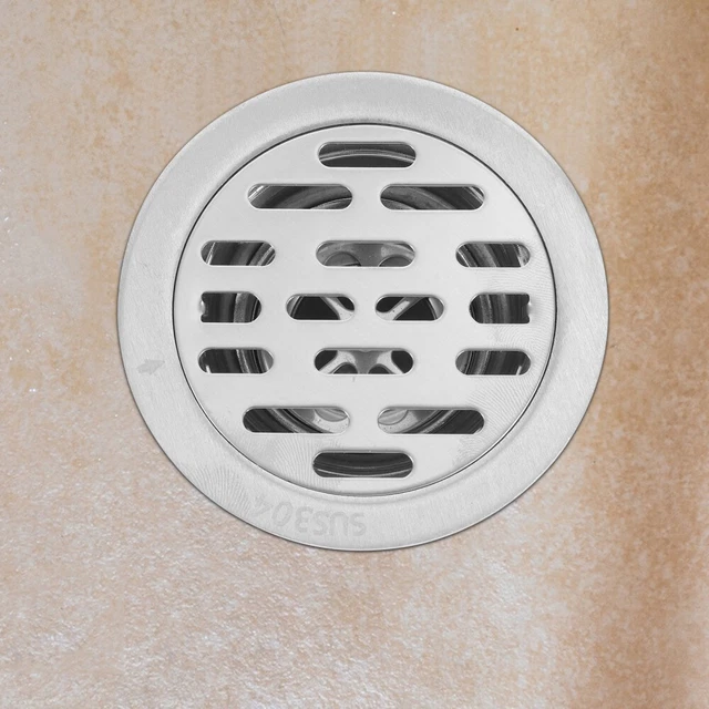 Filtre Anti-cheveux Pour Drain De Douche - 15x15 Cm En TPR - Neuf