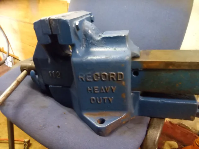 Record 112 6 Inch Heavy Duty Quick Release Engineers Vice
