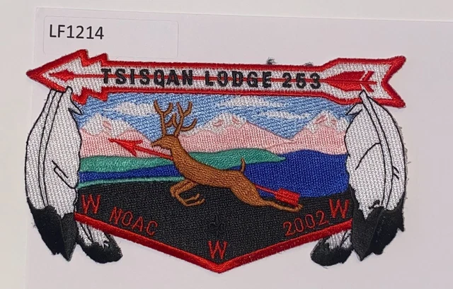 Boy Scout OA 253 Tsisqan 2002 NOAC Lodge Flap