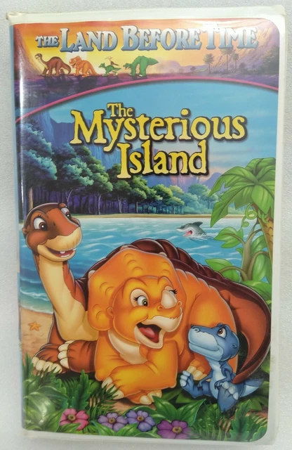 VHS THE LAND Before Time V: The Mysterious Island (VHS, 1997, Clamshell ...