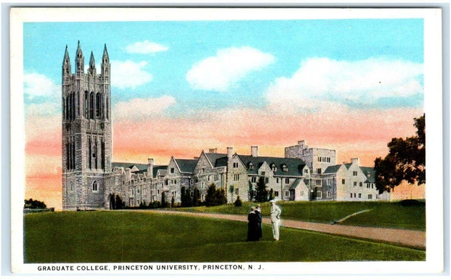 PRINCETON, NJ New Jersey ~ Princeton University GRADUATE COLLEGE c1920s Postcard
